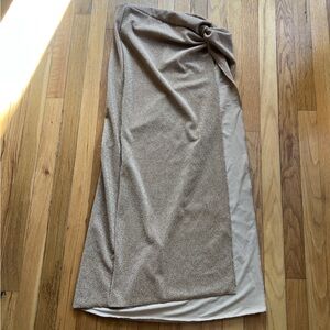 DEVON WINDSOR Metallic Maxi Skirt
